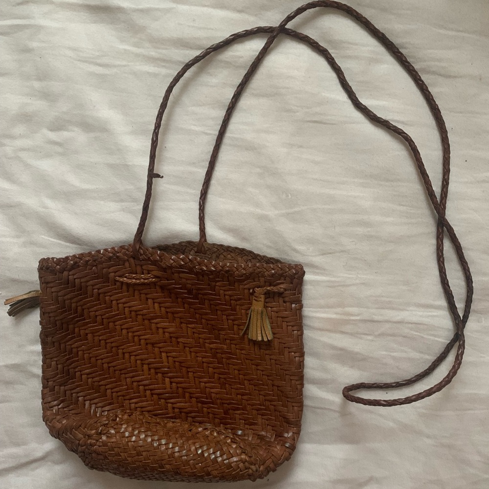 Vintage J. Crew Straw Bag